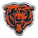 Chicago Bears Color Logo Metal Auto Emblem