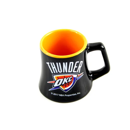 Oklahoma City Thunder 2 oz Sculpted Mini Mug Shot Glass