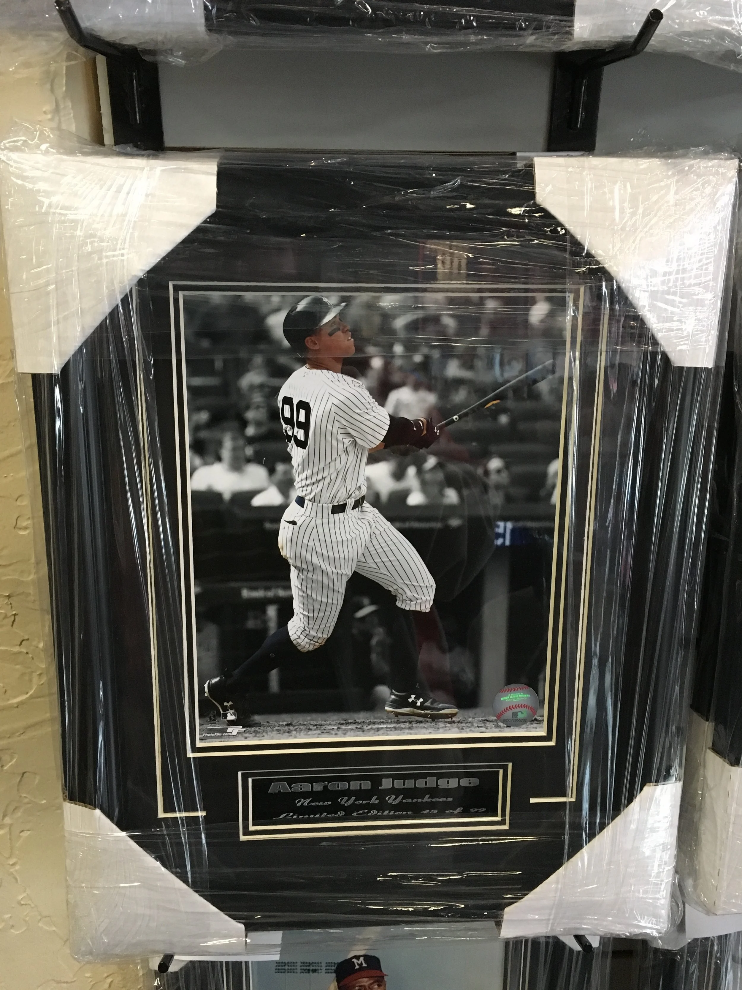 Aaron Judge New York Yankees Framed Matted Serial Numbered Picture