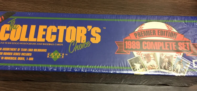 1989 Upper Deck Factory Baseball Card Set Ken Griffey Jr. Rookie