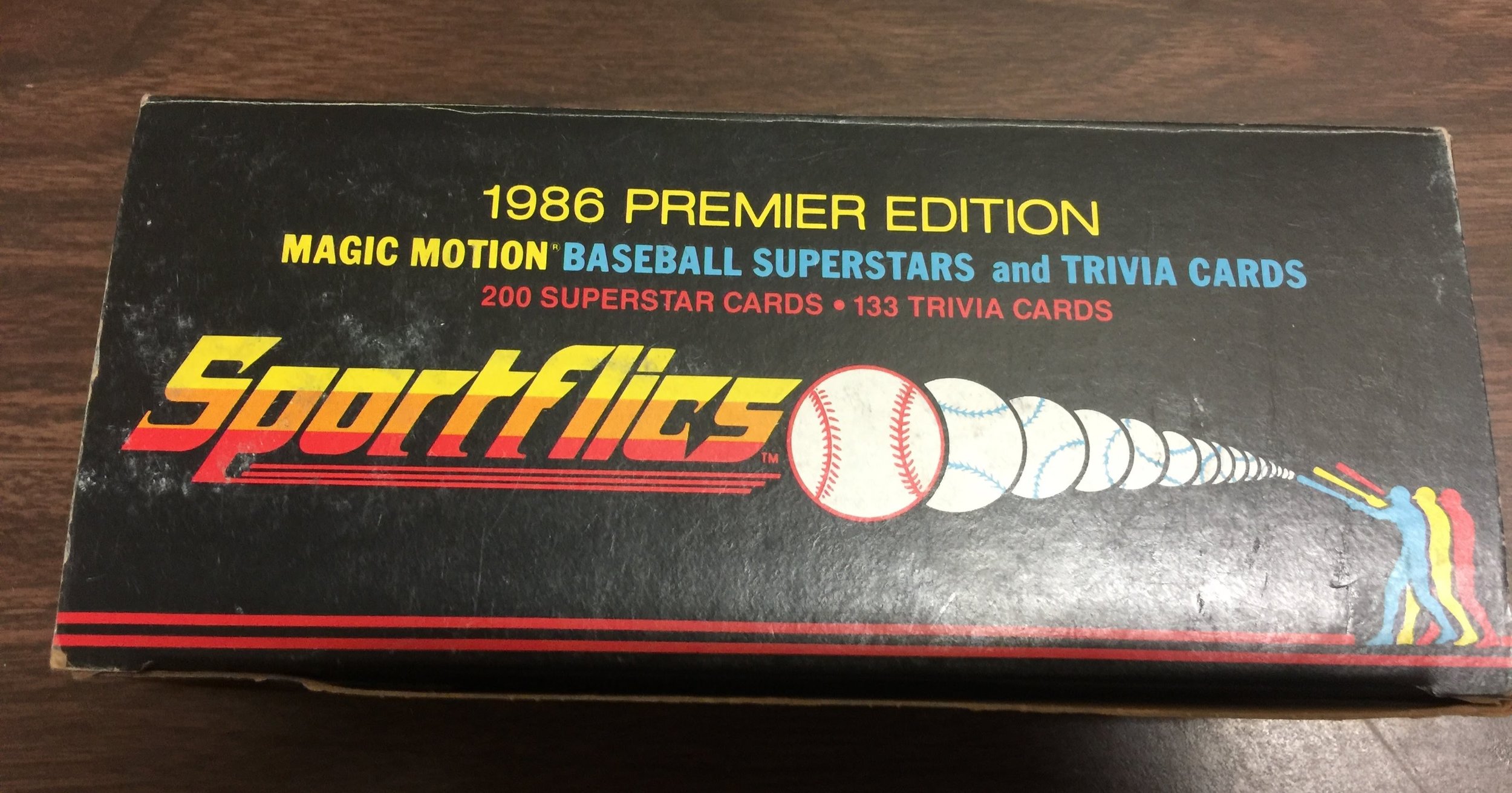 1989 Sportflics Baseball Card Complete Set Factory Box