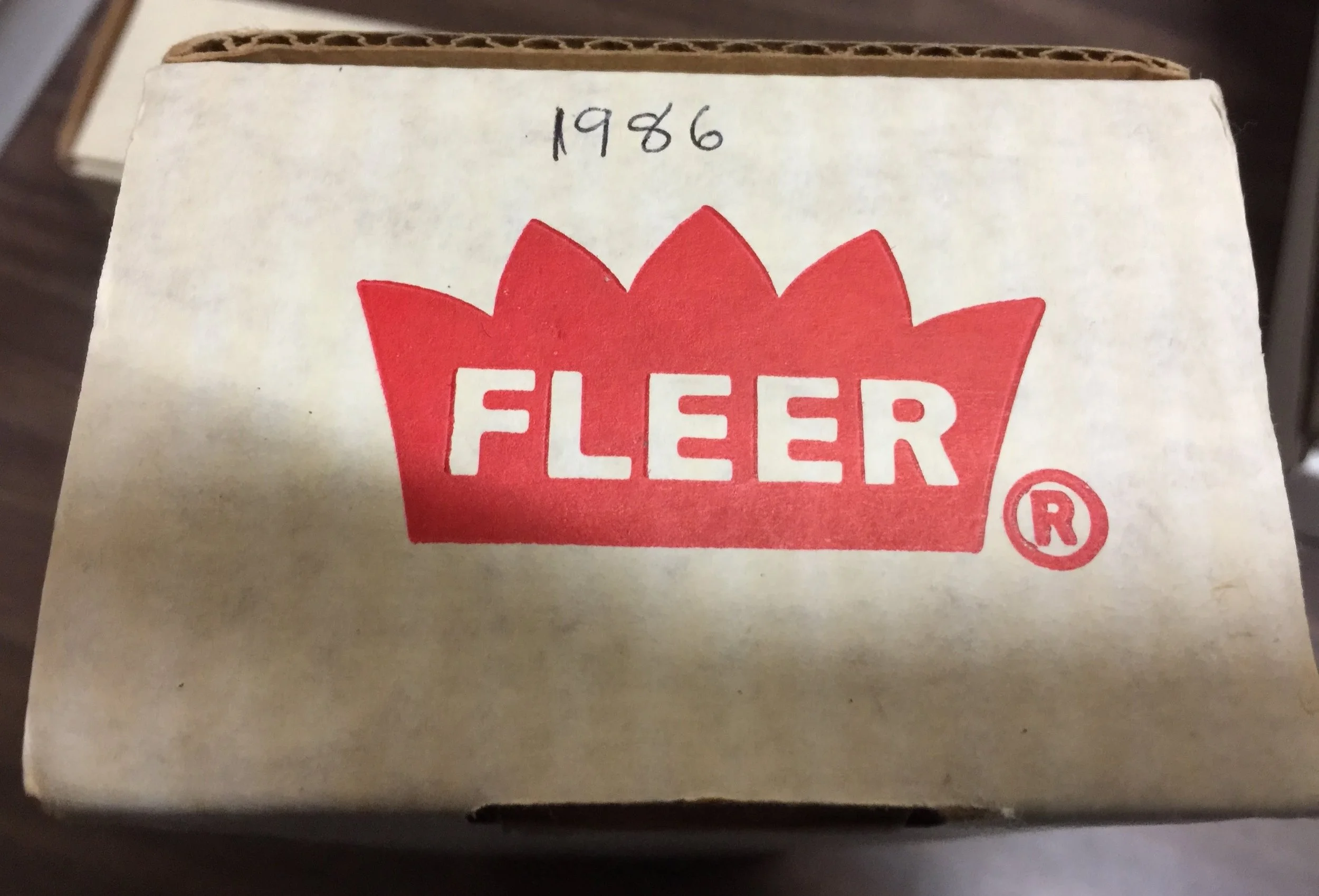 1986 Fleer Factory Baseball Card Set.