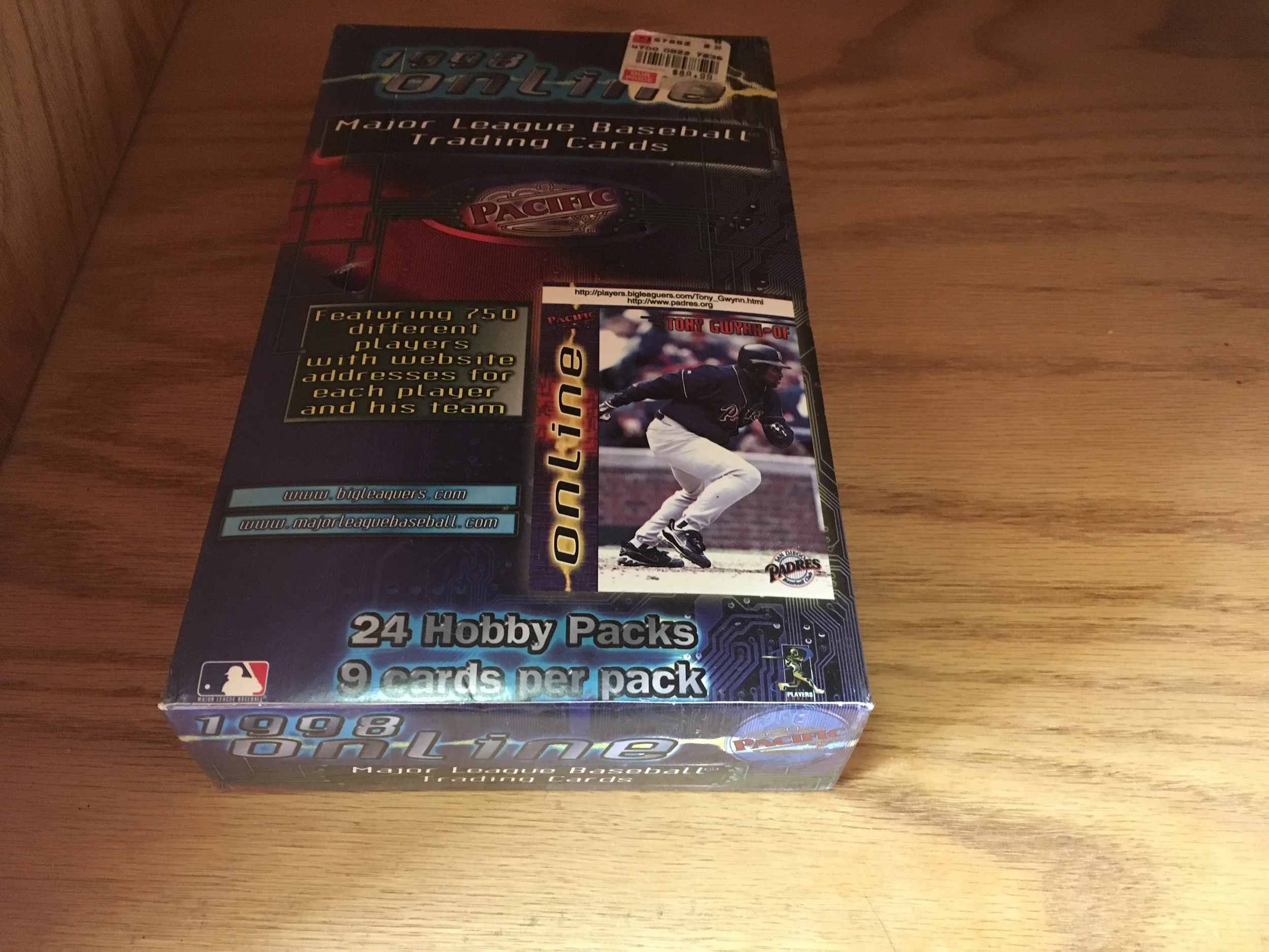 1998 Pacific Online Sealed Box (24) Packs