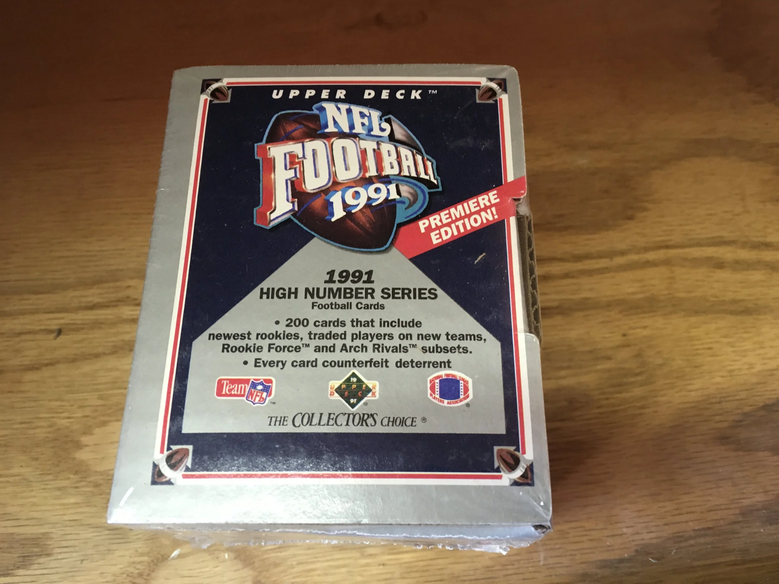 1991 Upper Deck High Series Football Factory Set