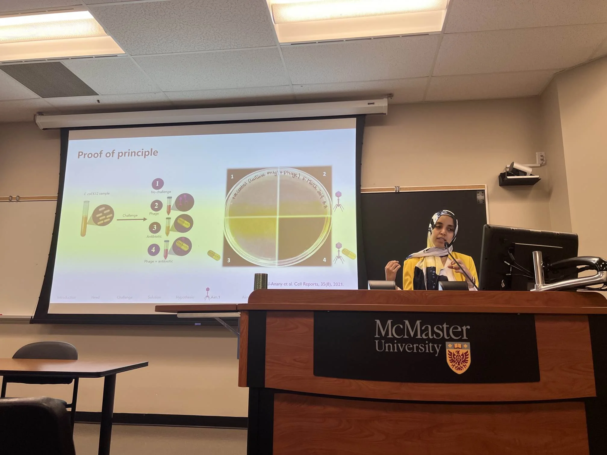 Amany abandons Alberta (briefly)