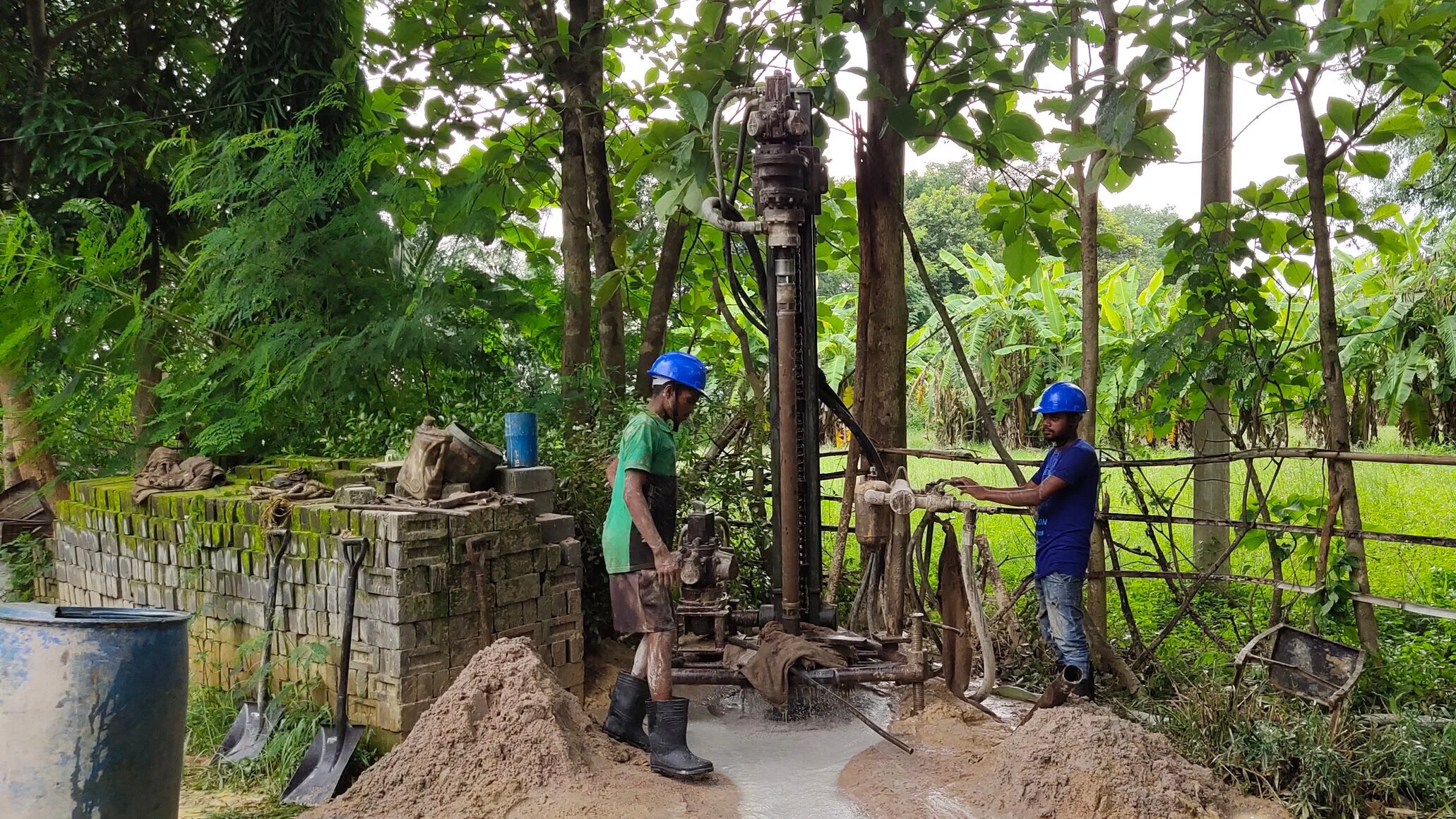 Nawadih water well drilling