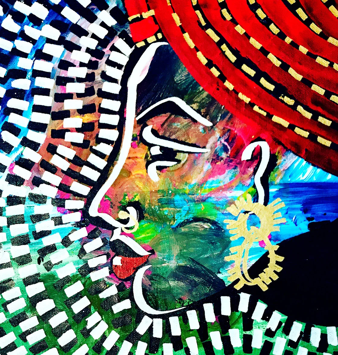 48 Dot Series II Woman 12 x 12.jpg