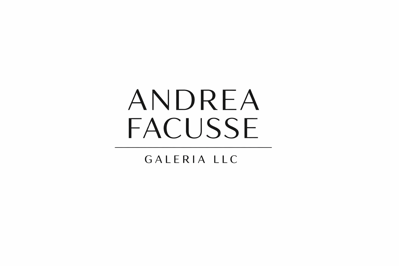 Andrea Facusse Galeria logo design.png