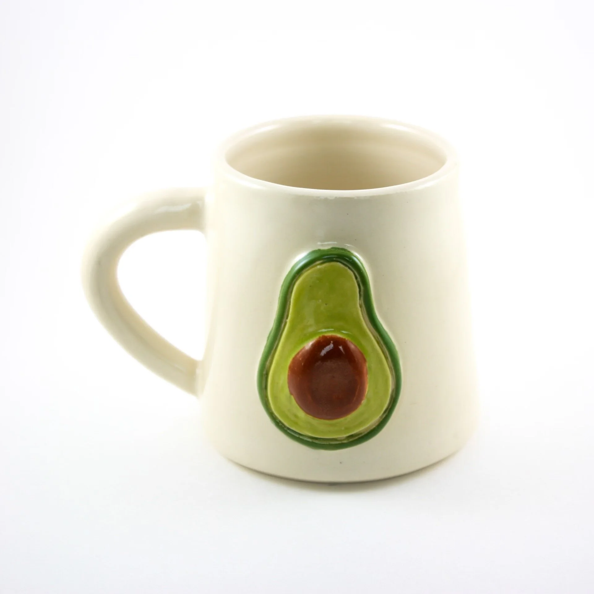 Avocado Breakfast Mug  Crooked Tree Ceramics
