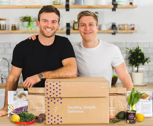 (Pictured is Giles Humphries and Myles Hopper, co-founders of Mindful Chef)