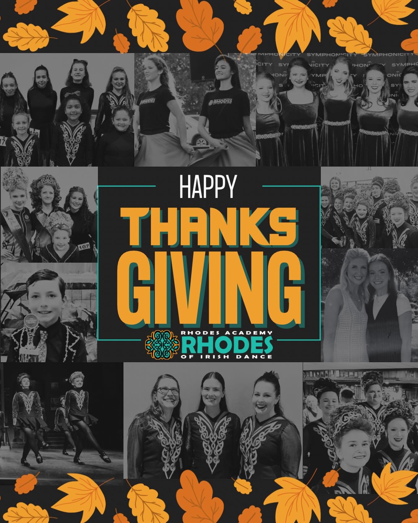 🍁Happy Thanksgiving! 🍁🍁

Thankful for our Rhodes Acadmey dancers, family and friends. Wishing everyone a great day!