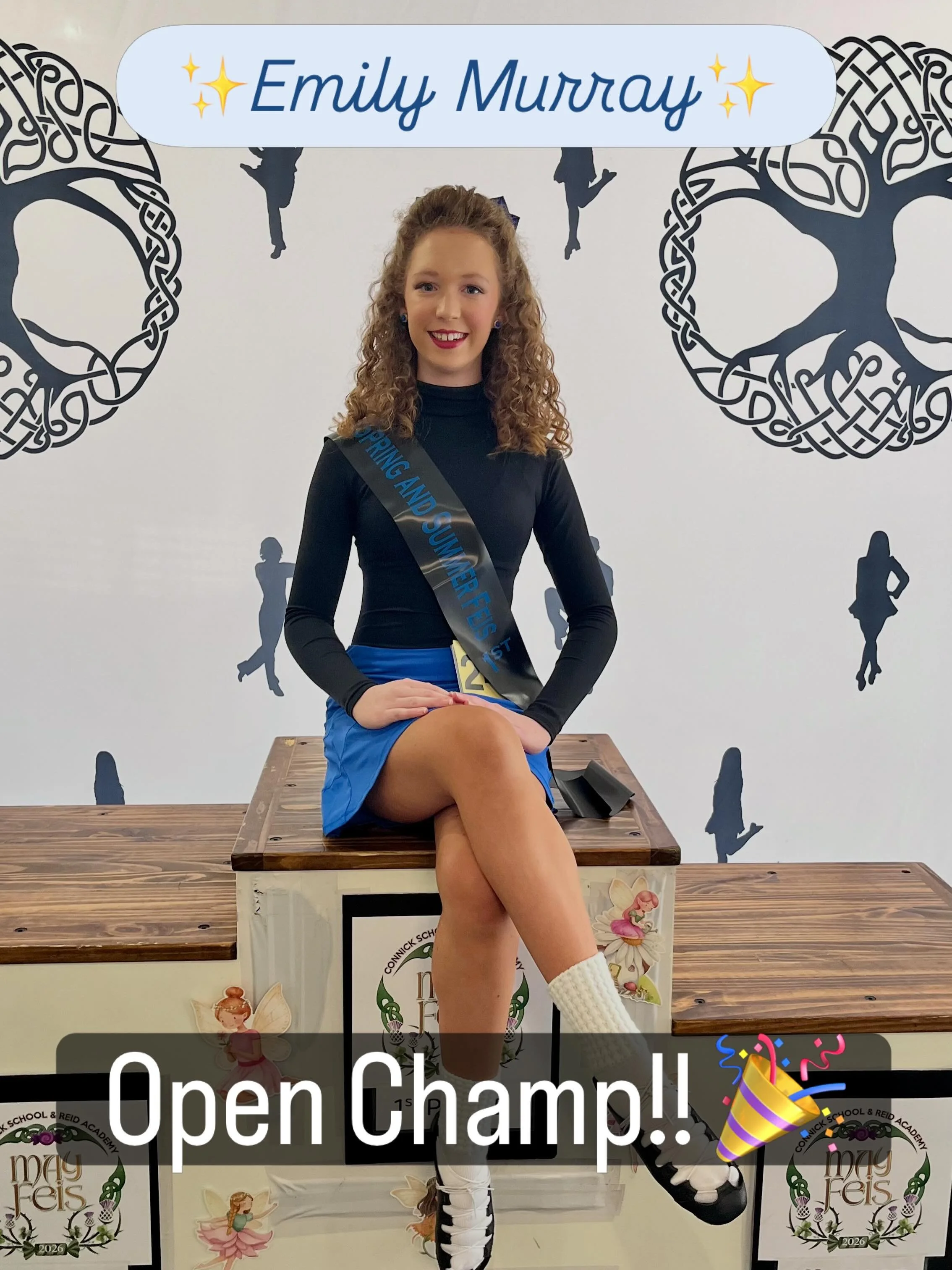 What an amazing and special weekend for Emily Murray! 

Through hard work and determination, she achieved the top score on day two at the Connick School &amp; Reid Academy Summer Feis. Congratulations Emily on becoming Open Champion!

It is bitter sw