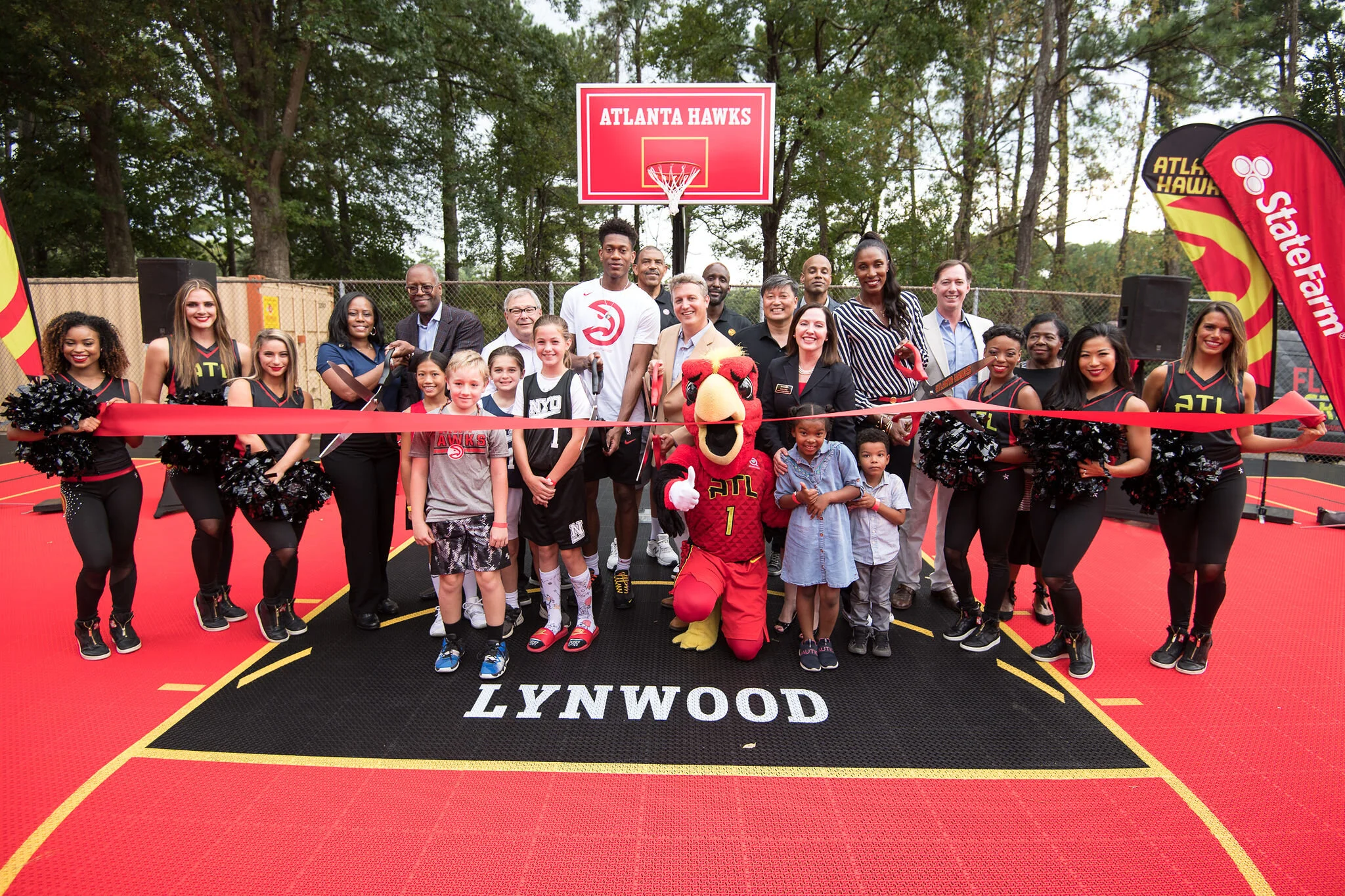 Atlanta Hawks open basketball court, game room in Cobb