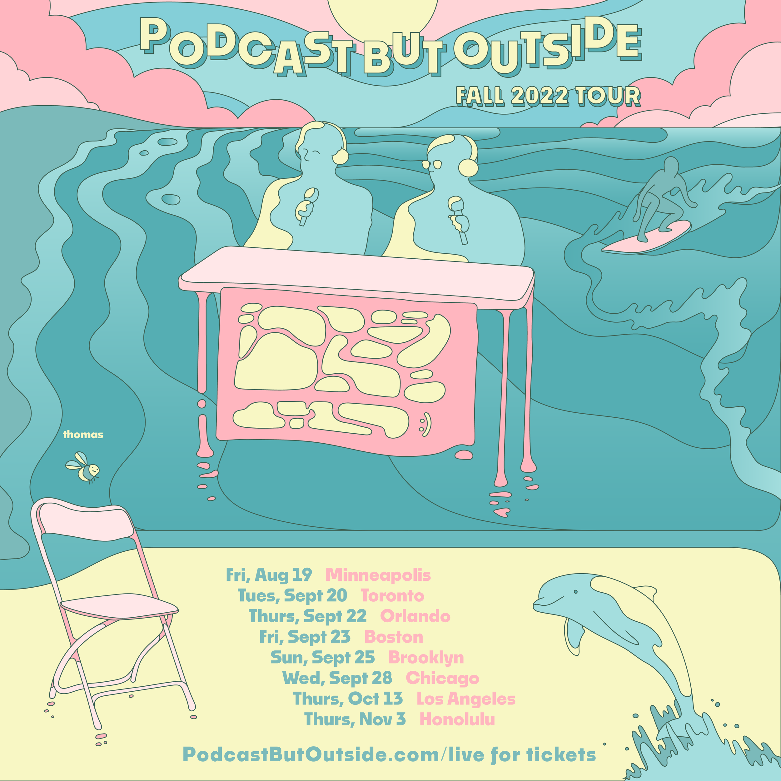 Podcast But Outside - Fall 2022 Tour