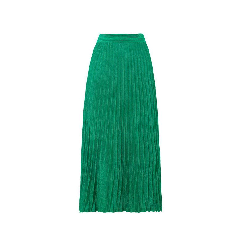 Maje Pleated Midi Skirt, $282