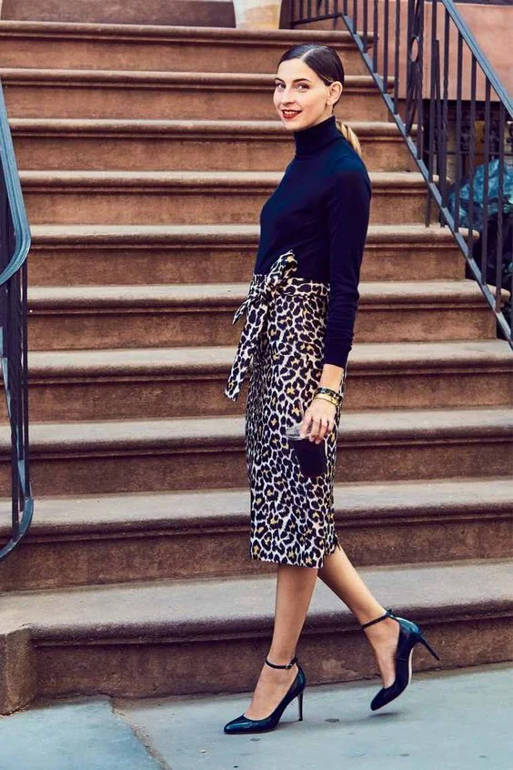 TRY THIS TREND: The Leopard Print Skirt