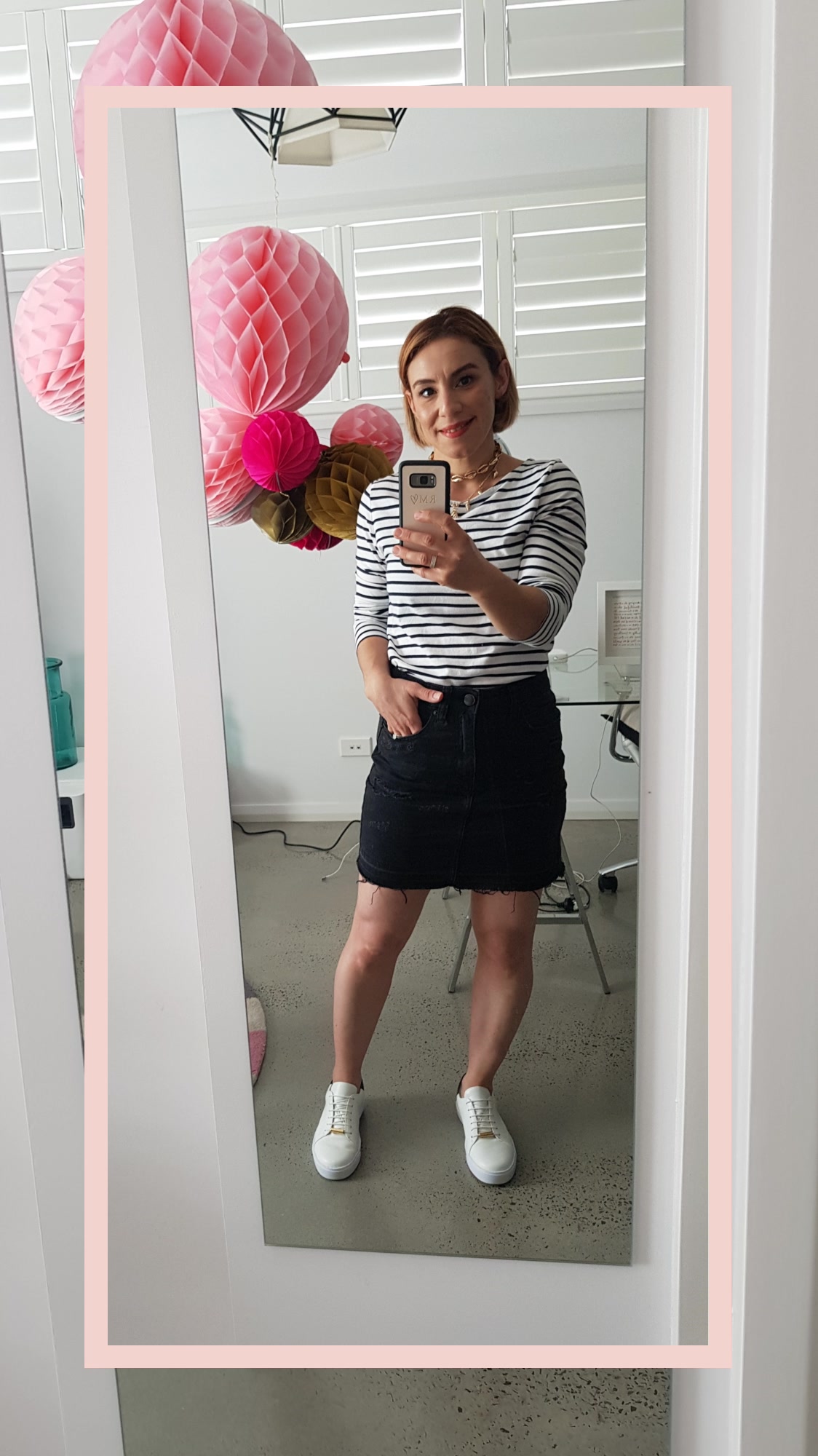 The outfit I wore to write this here blog!