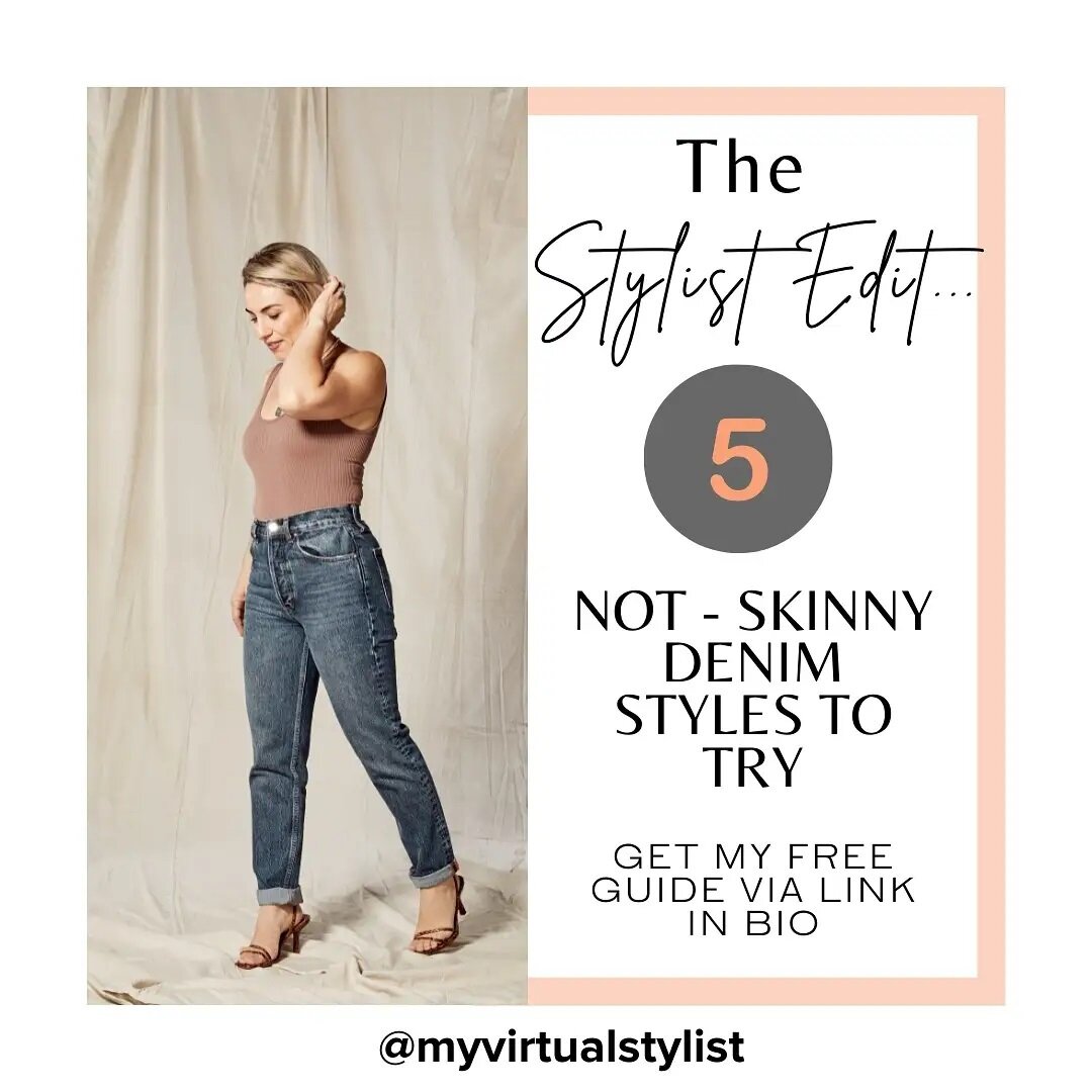 The Stylist Edit: 5 Not-Skinny Denim Styles To Try

Last week in my Ask Rosie IG Q&amp;A I had lots of questions about denim including what style to buy instead of skinny jeans.

 So I thought I would do this handy riund-up of some of my tried-and-te