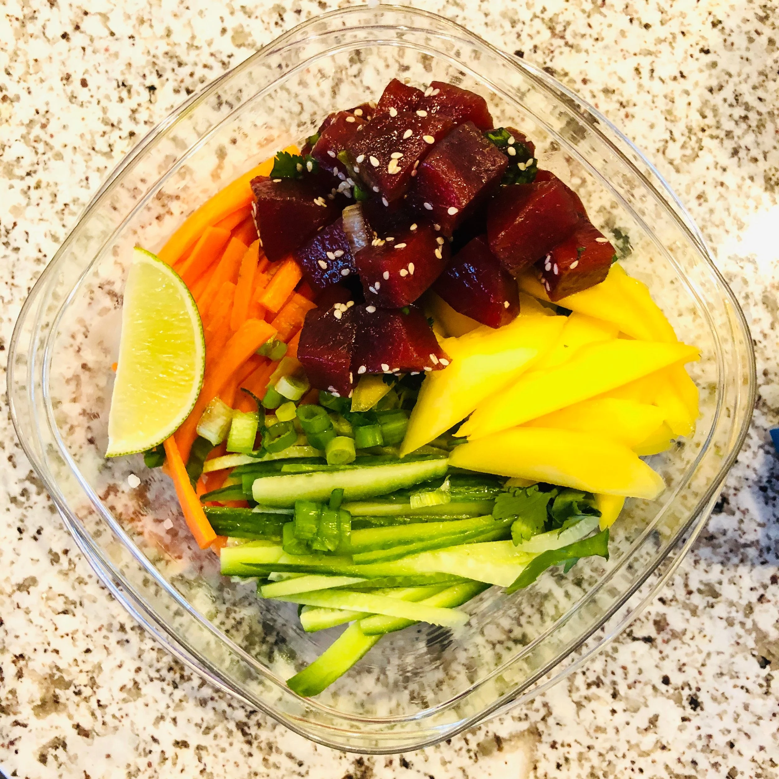  tuna poke bowl (meal prep) 