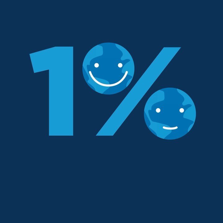 We're proud to be part of the 1% for the Planet network fighting for a better future, and every year we give 1% of our annual sales to environmental causes through this partnership. In 2020, a portion of our contributions and volunteer efforts were m