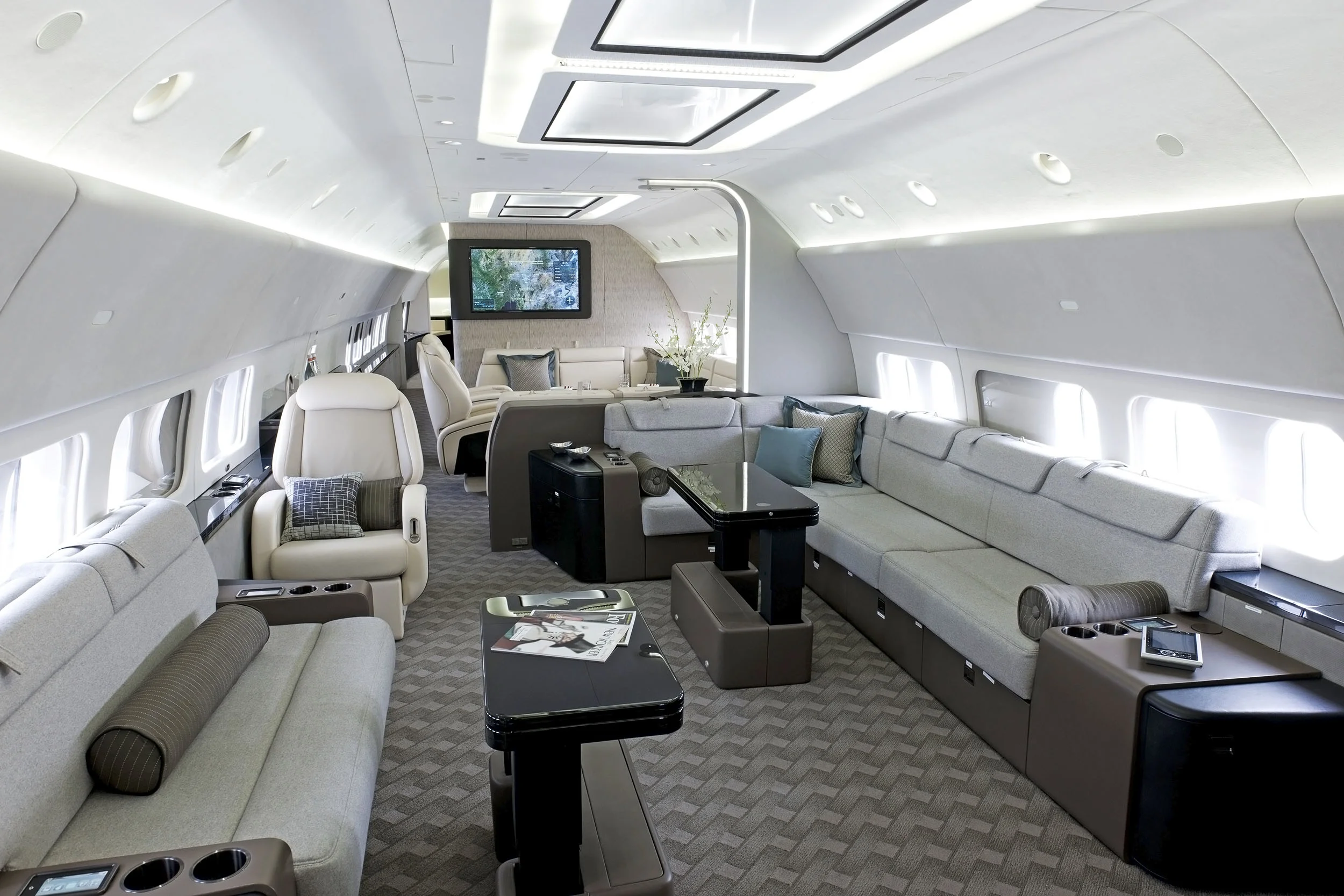 Boeing Business Jet Lounge