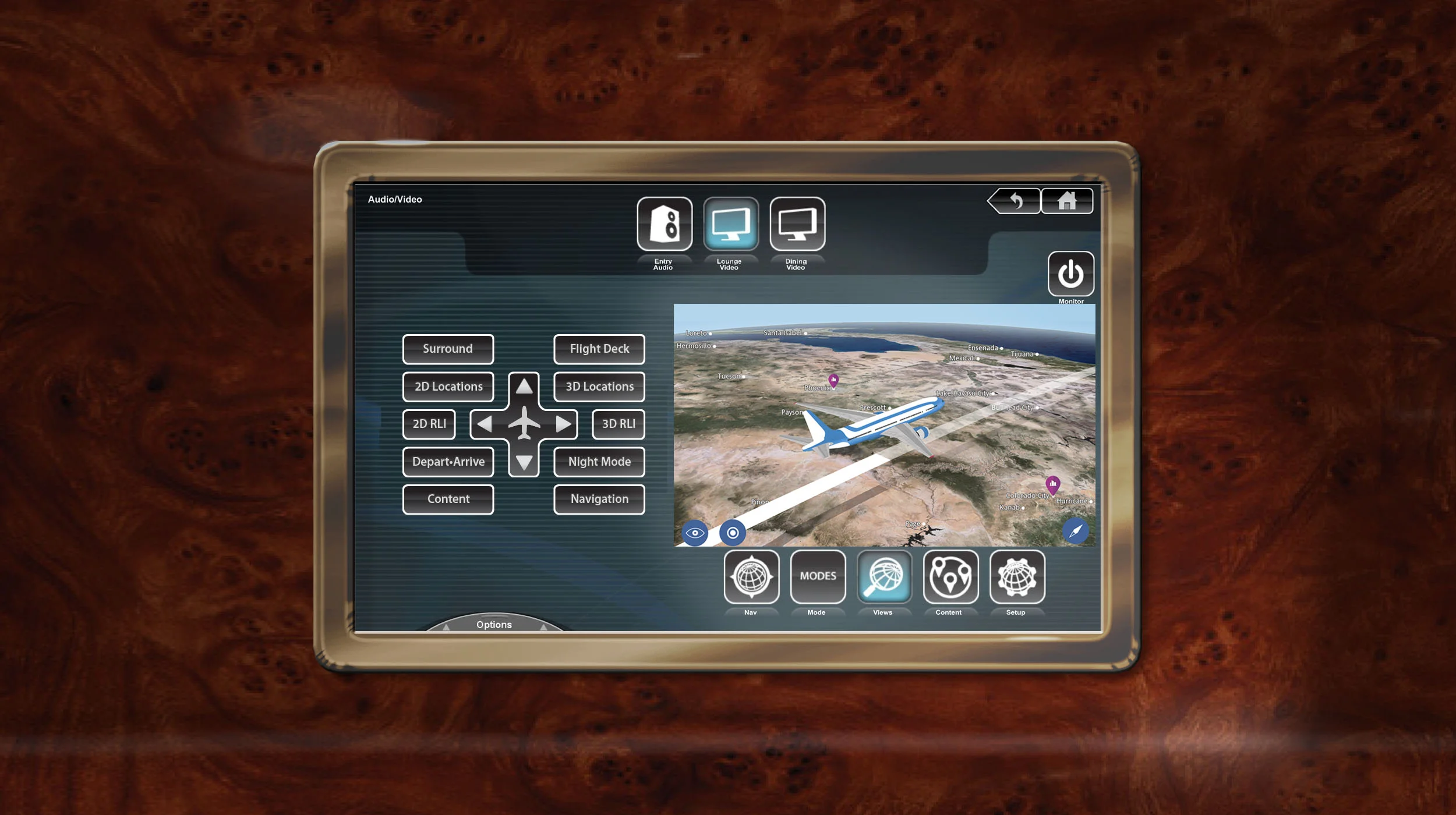 Touch screen interface