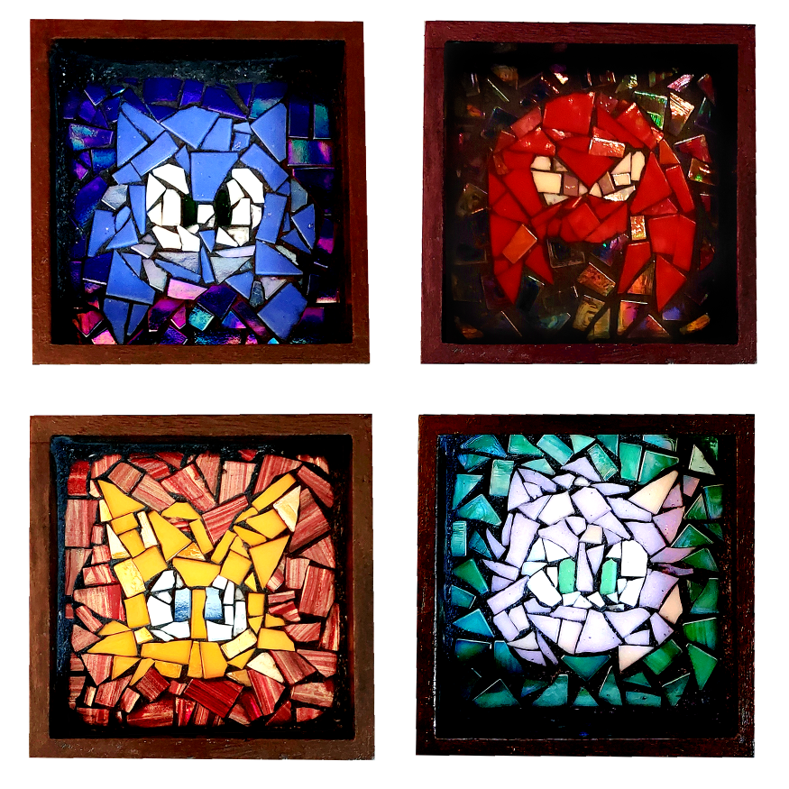 Mini Sonic Knuckles Tails Amy Mosaic.png