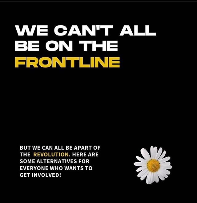 Every little bit counts✊🏽 Just because you&rsquo;re not able to protest doesn&rsquo;t mean you can&rsquo;t help. There are so many ways to lend a helping hand and impact change. Find one that you&rsquo;re able to do and one that you&rsquo;re comfort