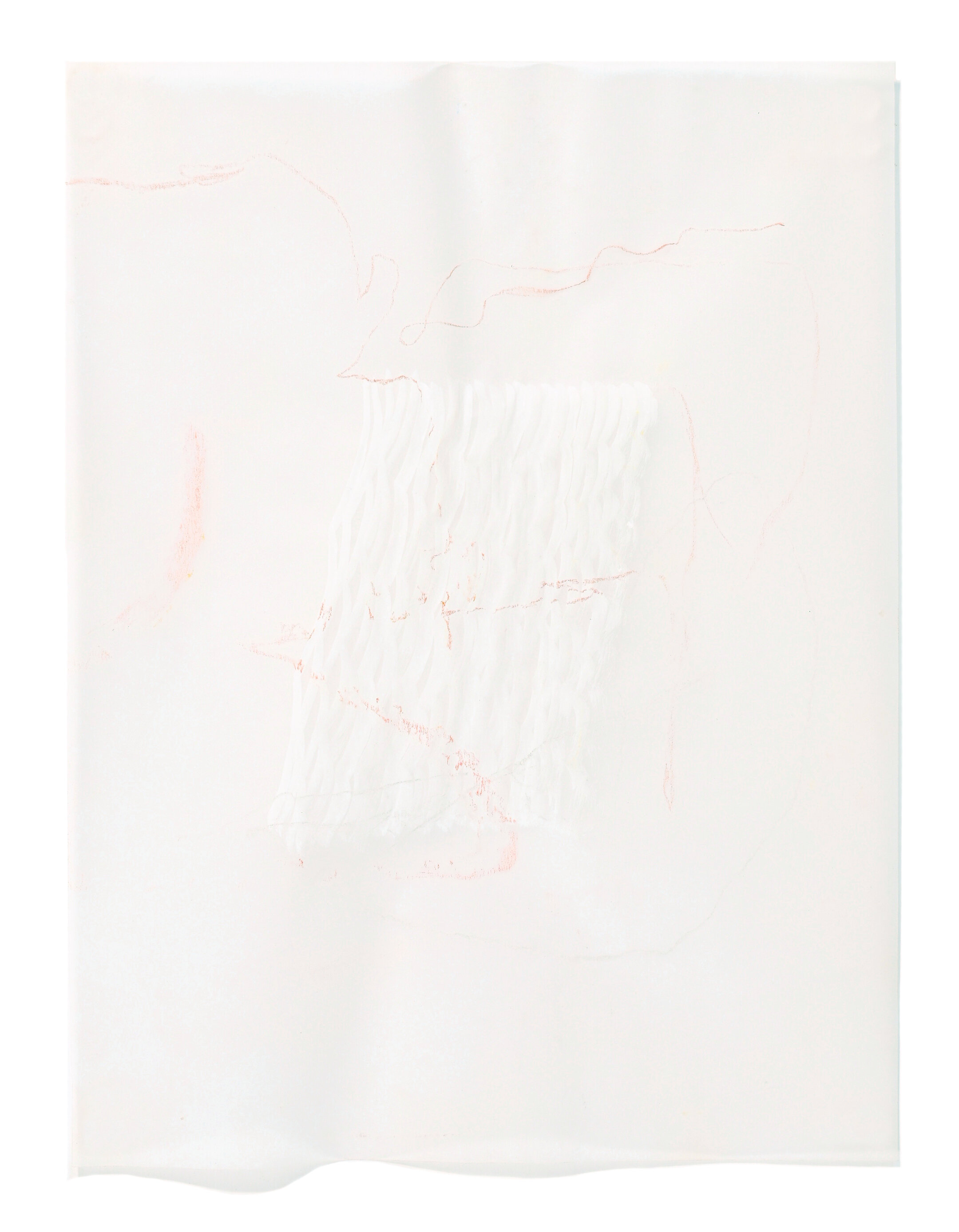  Translation &amp; Response No. 16 ,  pastel, graphite and gesso on vellum 12 × 9 in, 2020 