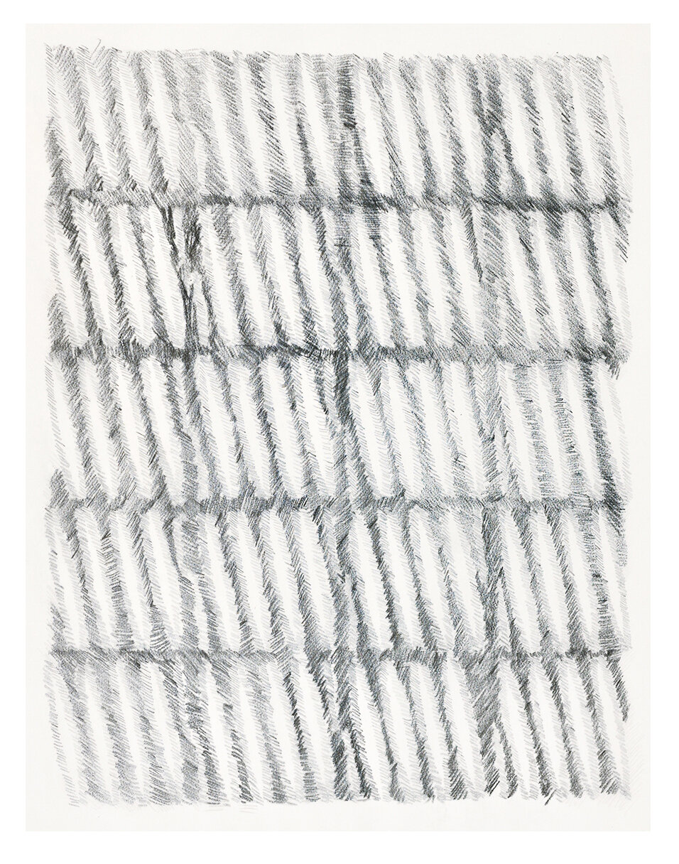   vibration (grid) , Graphite on vellum, 36 x 48 in 2020 