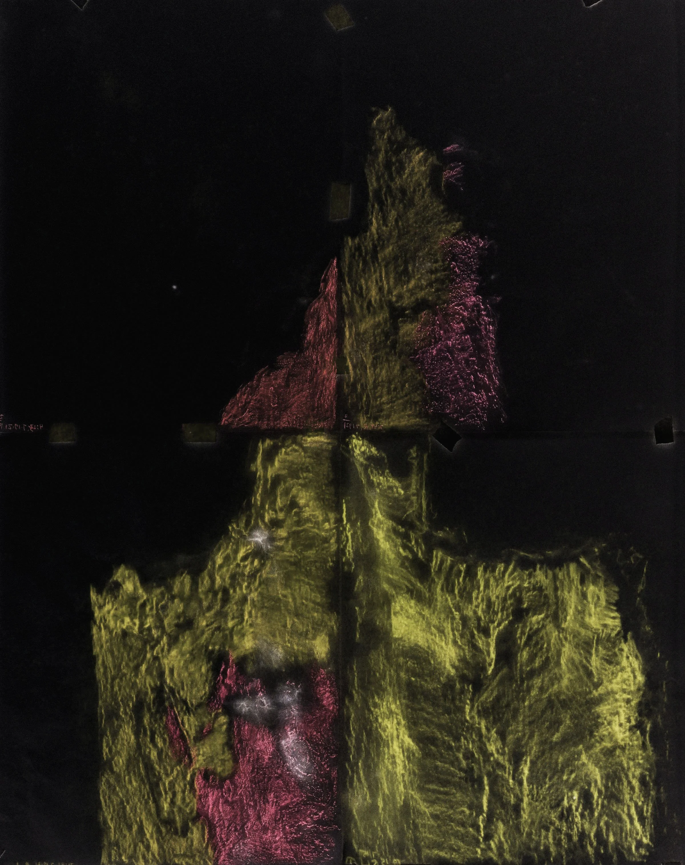  Night vision (4), pastel on vellum, archival print 