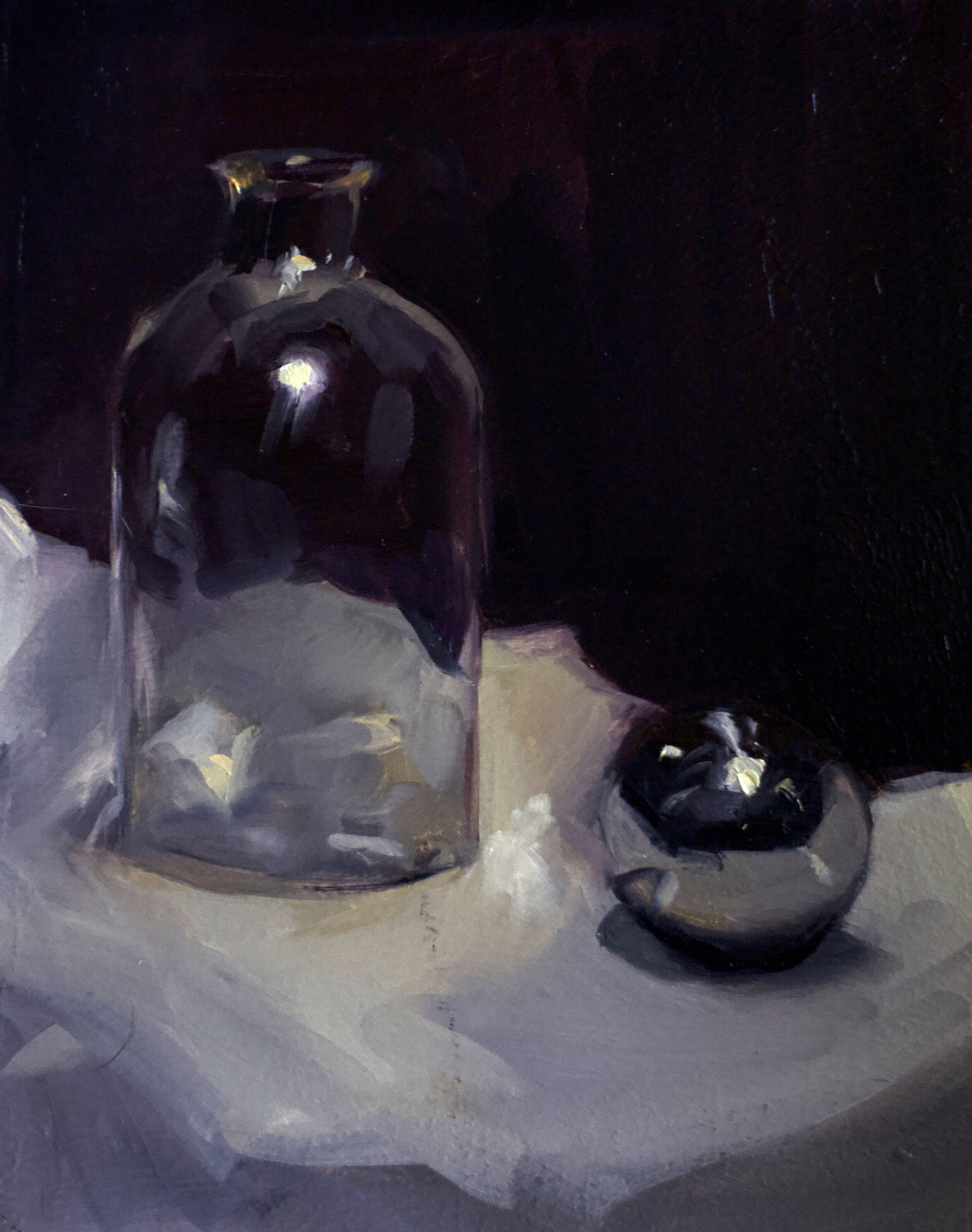 Heavy Metal, 2019, oil on panel, 8 x 10 in / 20 x 26 cm