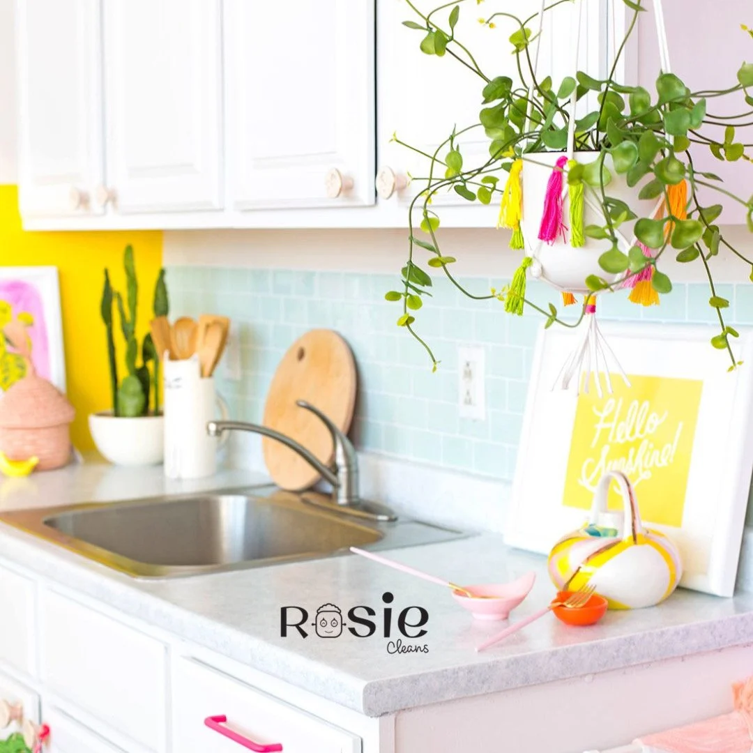 Professionally cleaned kitchen in Morris County, NJ with spotless countertops, sink, and organized surfaces.