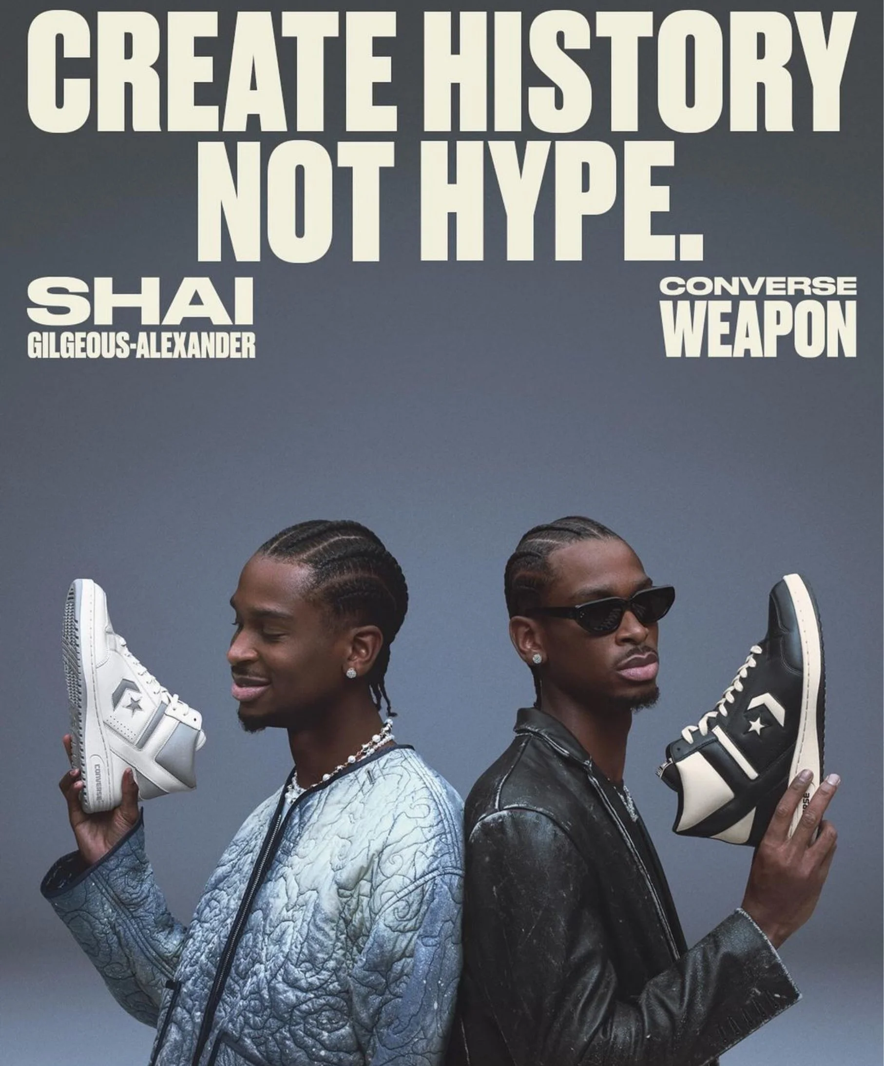 Converse "Create History Not Hype" // Converse WEAPON re-launch with Shai Gilgeous-Alexander + NBA All-Star game brand experience