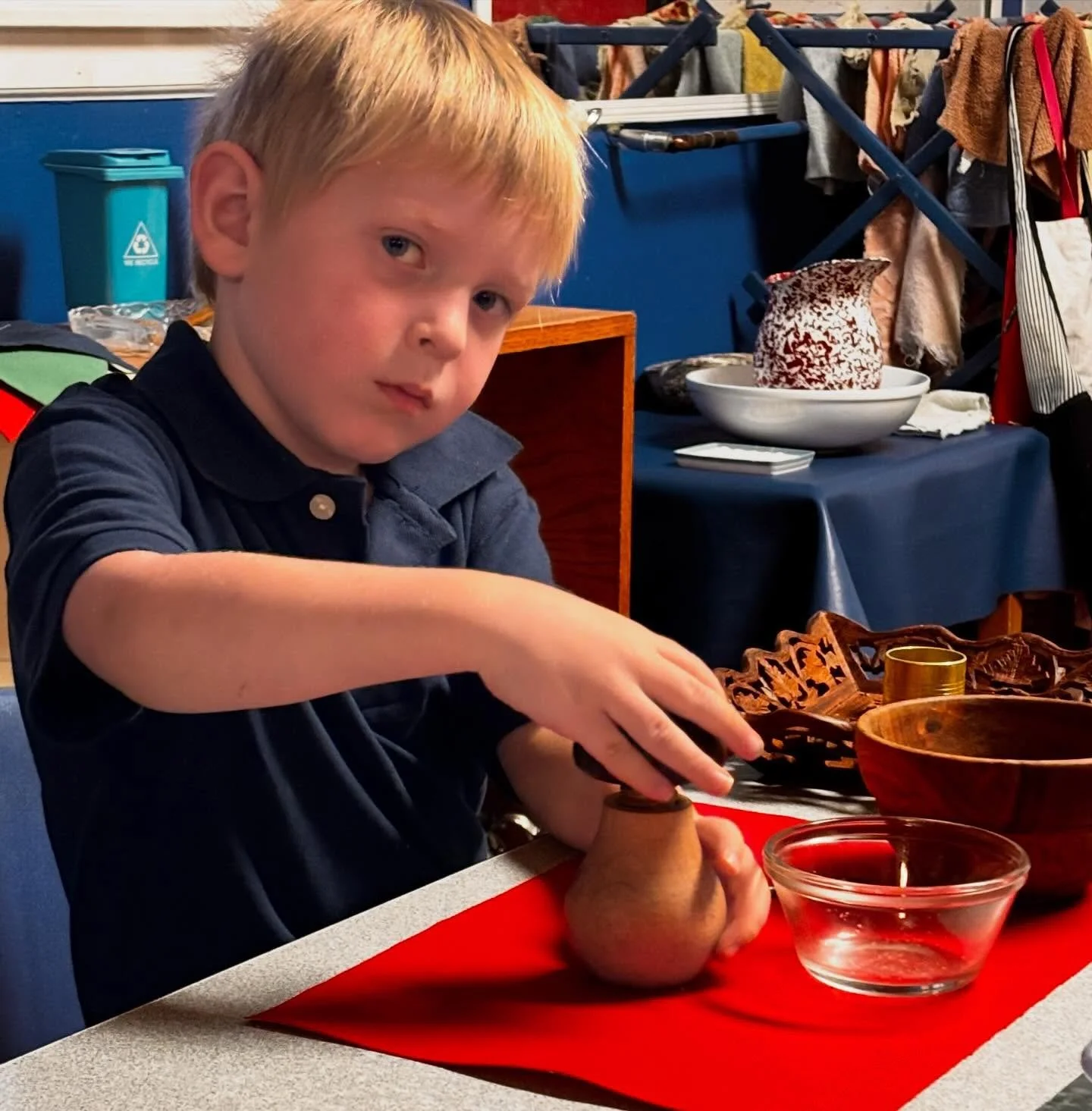 In the Montessori environment, Practical Life activities help the child to understand order and self control with movement. Nut cracking is a popular Practical Life activity for children in thr primary class at Sancta Maria. Through this activity, ch