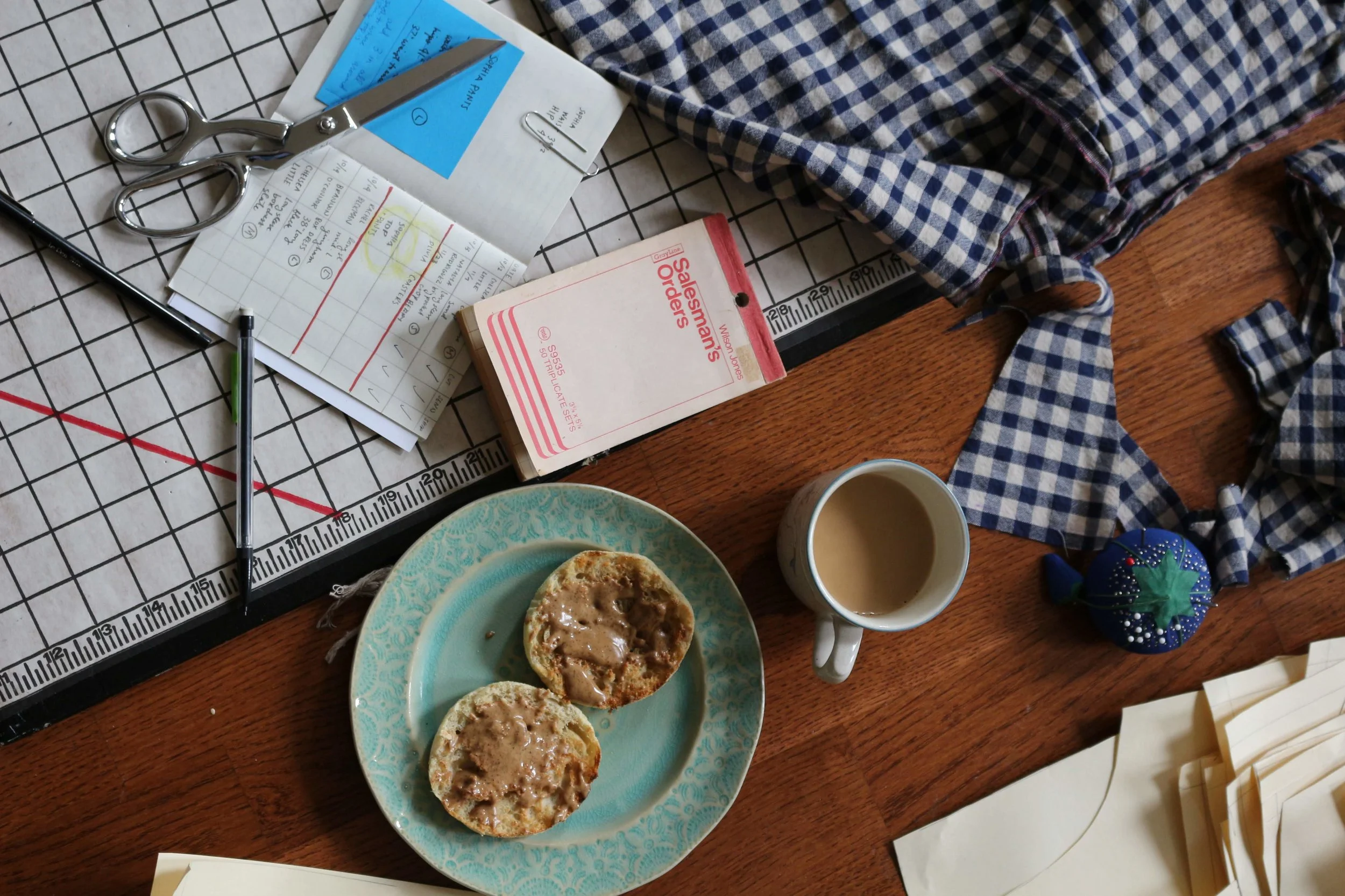  workspace, cutting plus english muffins, 2018 