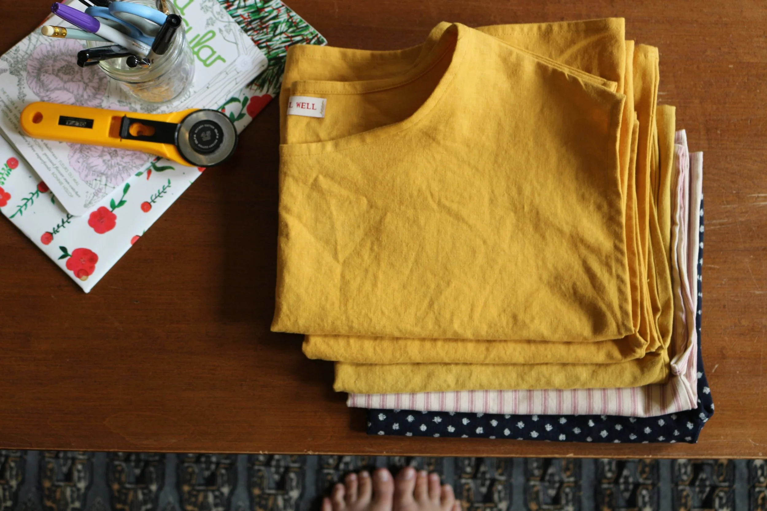  early stack of box tops when this project was so new, 2018 