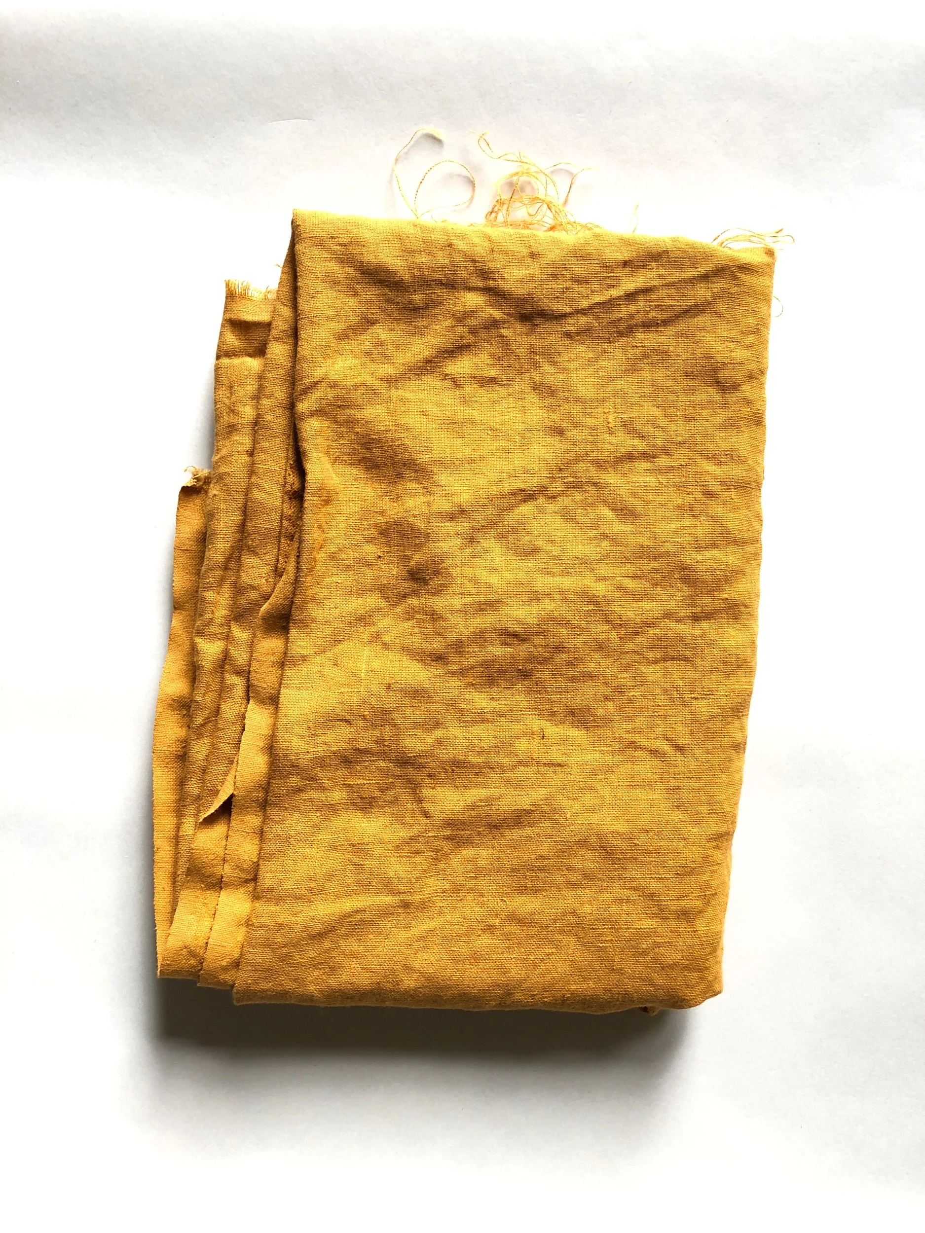206 golden orange linen
