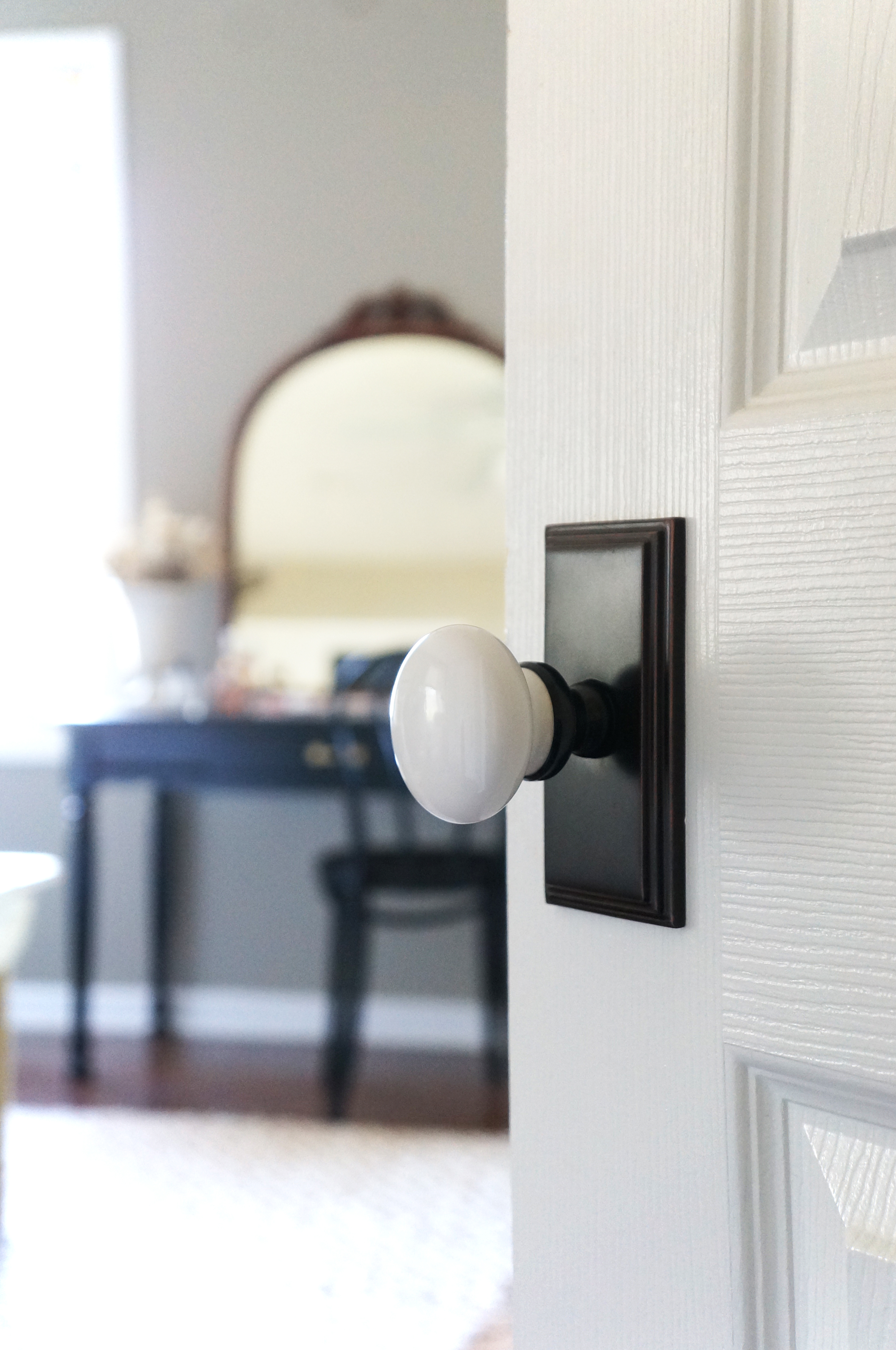 The Upstairs Hallway : The Finishing Touch... Door Hardware