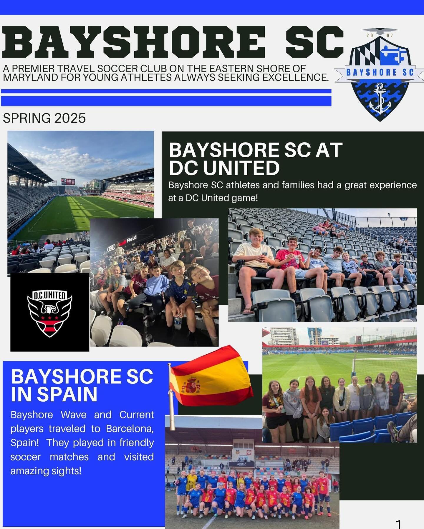 Bayshore SC had an exceptional spring 2025 season!  Check out our newsletter to read all the highlights.  We&rsquo;re already excited to see our players back on the pitch in the fall! #BayshoreSoccerClub @edpsoccer @espremiersoccer @potomactourney ⚽️