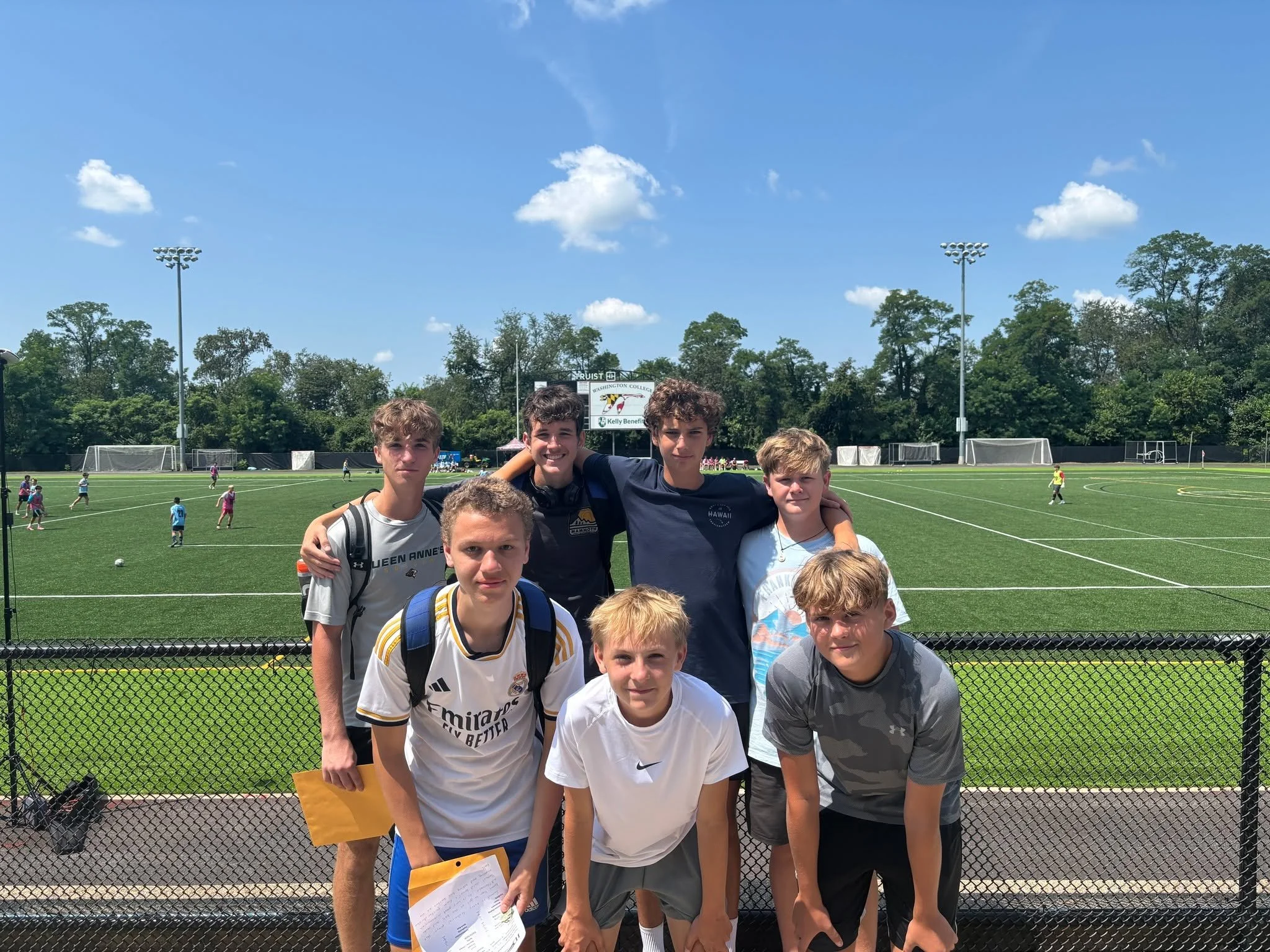 Some Bayshore Blues players took on a big challenge by attending ID Sports' Mid-Atlantic Residential Camp at Washington College!  They got to play with some of the most elite soccer recruits on the East Coast and receive valuable instruction and feed