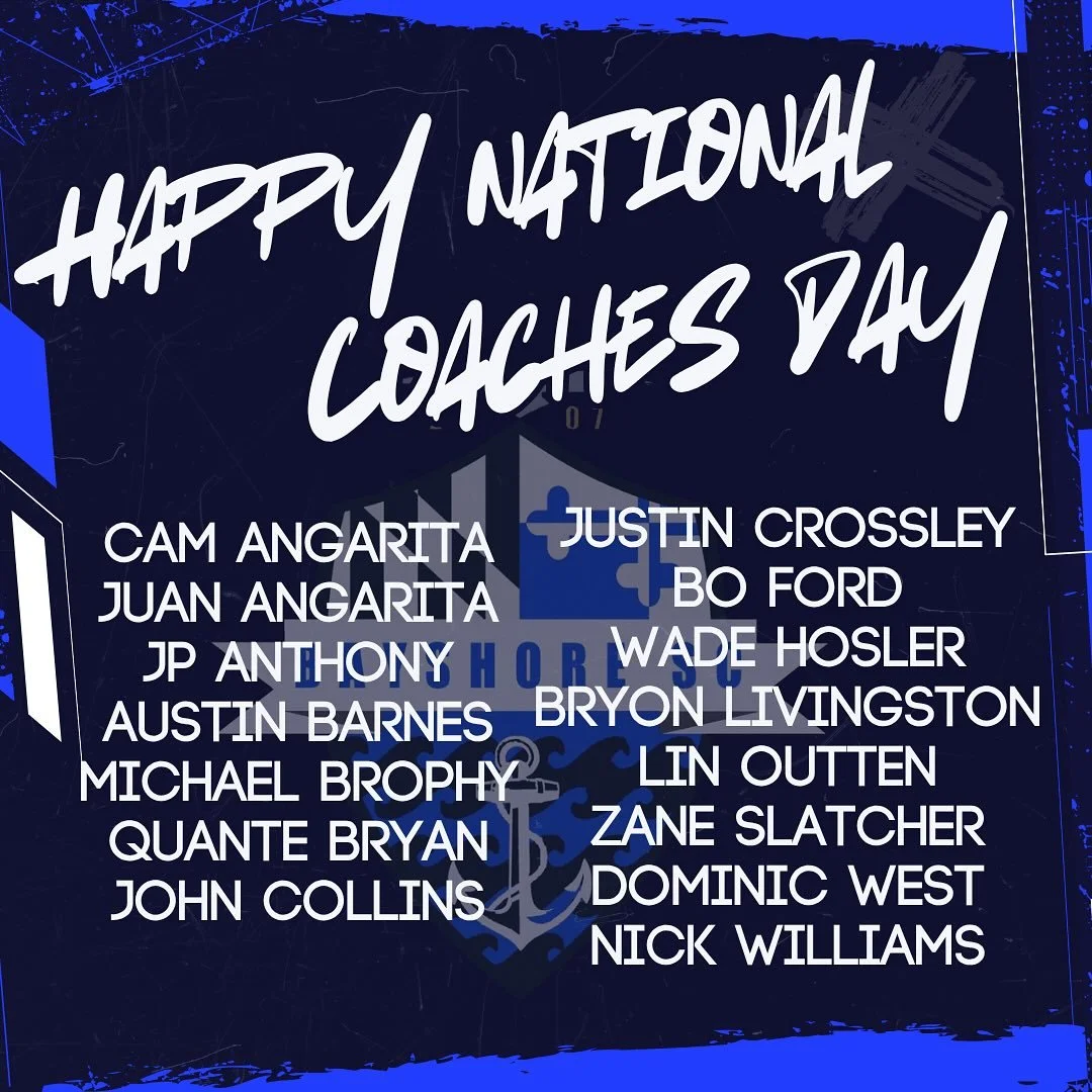 Happy National Coaches Day to our amazing Bayshore SC coaches!  We are so grateful for their dedication, commitment, hard work, and seemingly endless amounts of patience. #BayshoreSoccerClub ⚽️🌊

📸 Laura Livingston, Katie Stodghill, and Bill Shepar