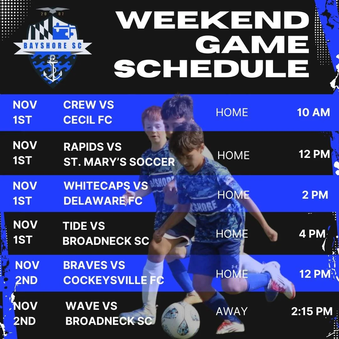 All treats and no tricks for Bayshore SC on the pitch this weekend! #BayshoreSoccerClub ⚽🌊