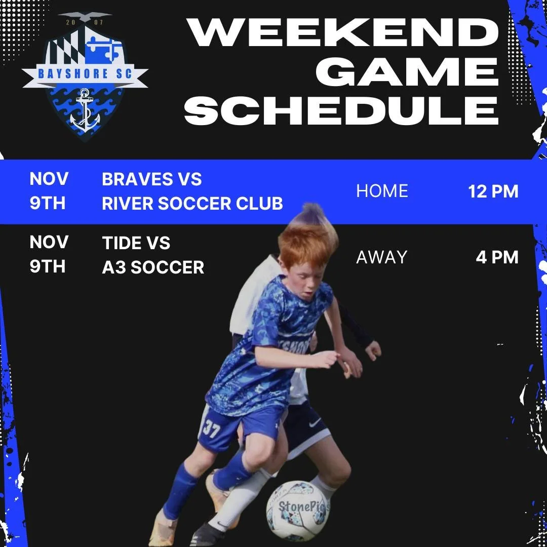 Bayshore Braves and Tide continue EDP league play on Sunday! #BayshoreSoccerClub ⚽🌊

📸 Katie Stodghill