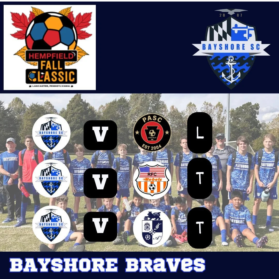 Bayshore Braves come out with two hard fought ties at the Hempfield Fall Classic! #BayshoreSoccerClub #BayshoreBraves ⚽🌊

@hempfieldfallclassic