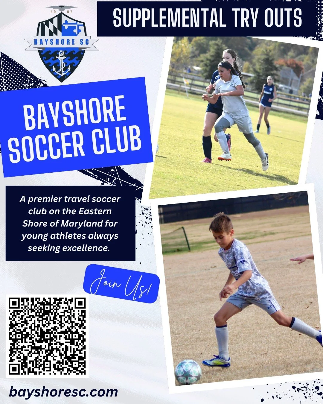 Is your athlete still looking for a spring soccer opportunity?  We have a few rosters spots we'd like to fill...come check us out at our winter training sessions! #BayshoreSoccerClub ⚽🌊

⚽ 1/22 from 6-7 PM at the Benedictine School Gym
⚽ 2011-2013 a