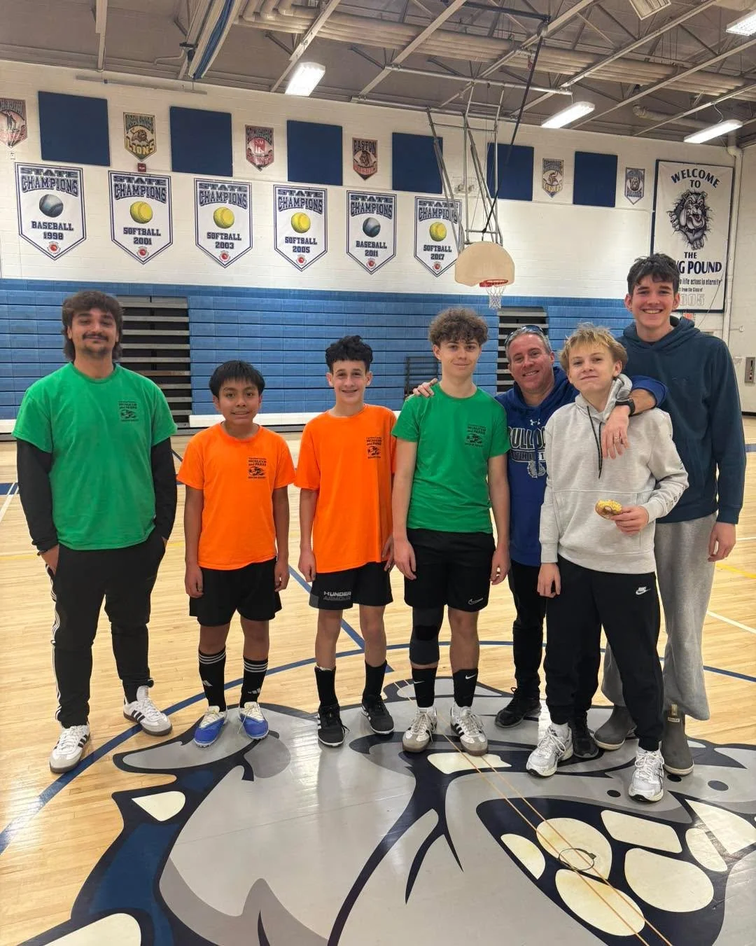 Bayshore SC coaches and players getting in more touches (and support) on the off season with Caroline County Recreation &amp; Parks indoor soccer! #BayshoreSoccerClub ⚽️🌊

Coach Dom and Coach Austin coaching Braves athletes with Blues players suppor