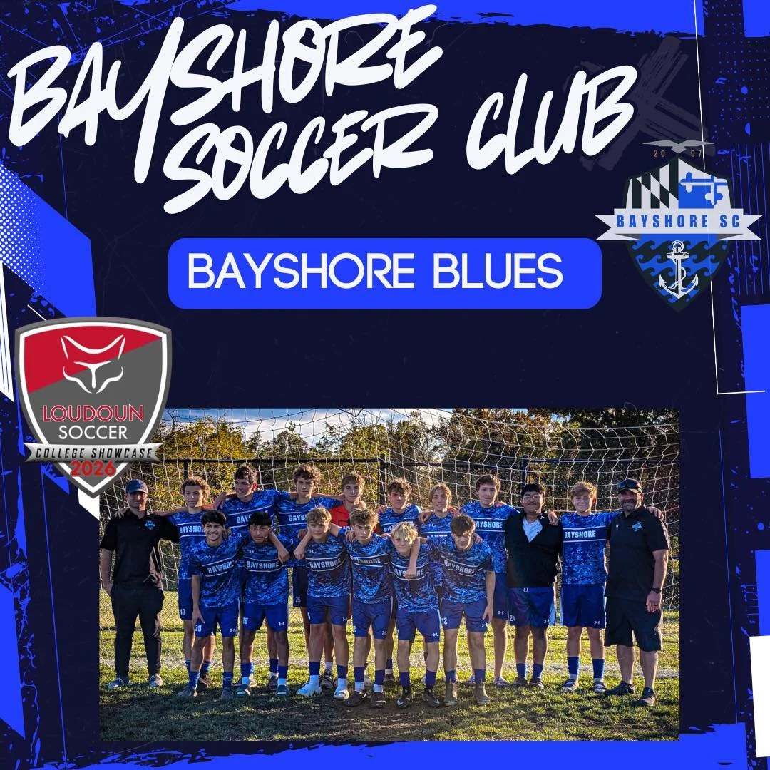 Good luck to Bayshore Blues as they compete in the Loudoun Soccer College Showcase this weekend!  #BayshoreSoccerClub #BayshoreBlues #LCSC2026 ⚽️🌊

@loudounsc 
@elitetournaments