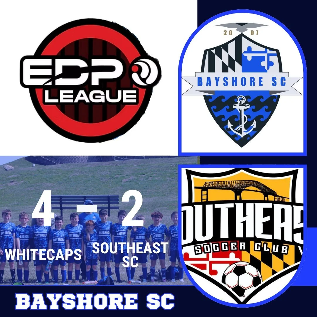 Bayshore Whitecaps traveled to Southeast Soccer Club for their second league match of the season. Things didn't start the way they hoped, quickly conceding two goals.  Fortunately, the boys held their heads high and kept fighting, with Paxton Slatche