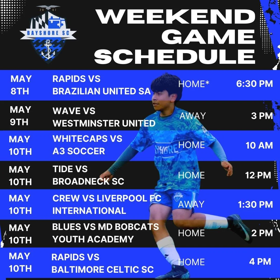 There's no better way to spend Mother's Day weekend than at a Bayshore SC match! #BayshoreSoccerClub ⚽🌊

*Home is Batts Neck Park for the Rapids' game.

📸 Jannelle Bramble